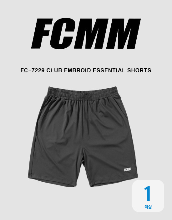 [FCMM]클럽 에센셜 하프 팬츠